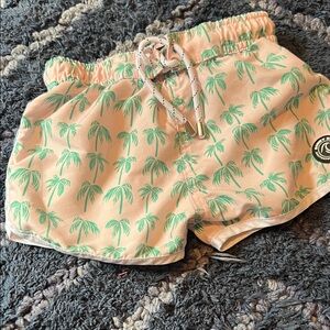 Palm Tree Print Swim Shorts